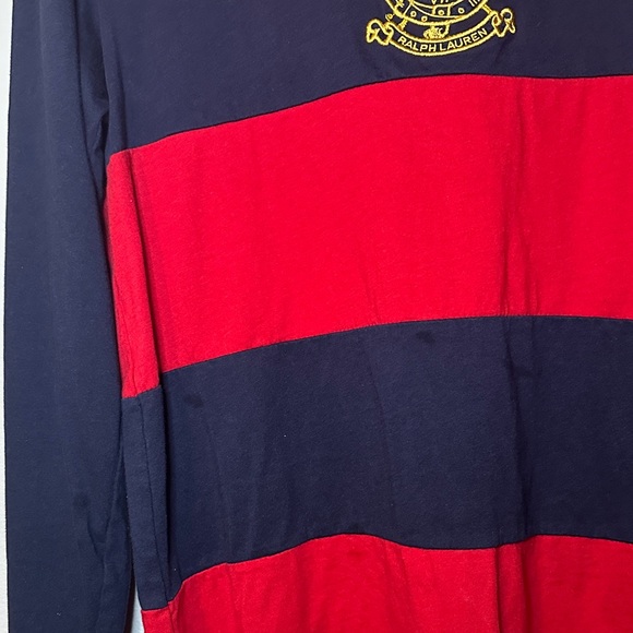 Ralph Lauren Red and Dark Blue Striped Long Sleeve - Picture 7 of 10